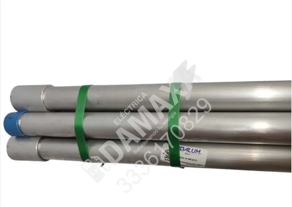 Tubo Conduit CED 40 1" con Cople de Aluminio INDALUM