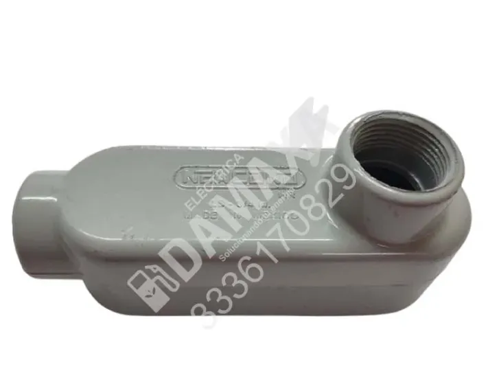 Condulet ovalado LB 3/4 NEWCOND para canalización con tubería conduit