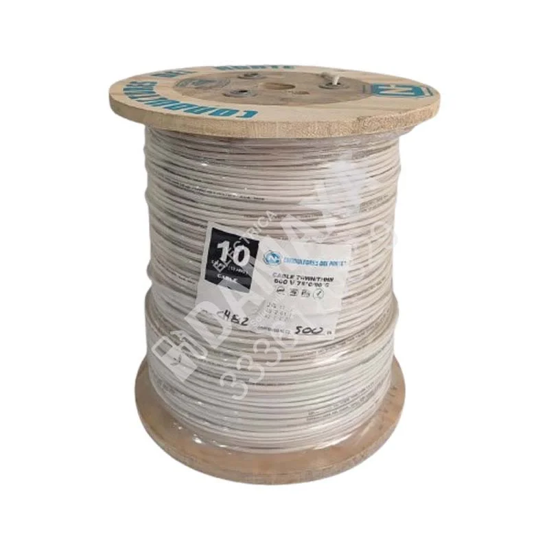 Cable THWN Nylon Antiflama Calibre 10 (10 AWG) Color Blanco