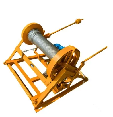 Malacate de 1 tonelada con motor eléctrico 7.5 HP y 75 m de cable