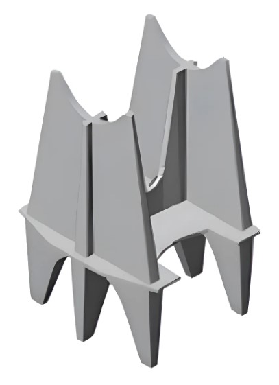 Silleta de 15 cm hasta varilla 1 1/2 SH600 (70 pzas)