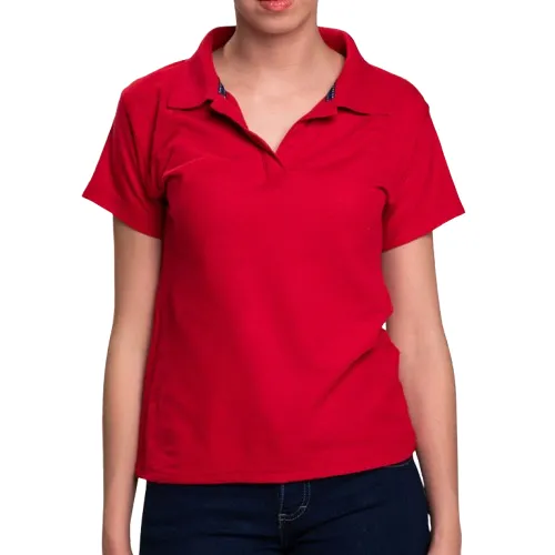 Polo AirMan ForceOne Rojo para Dama al Mayoreo – Estilo, Resistencia y Confort