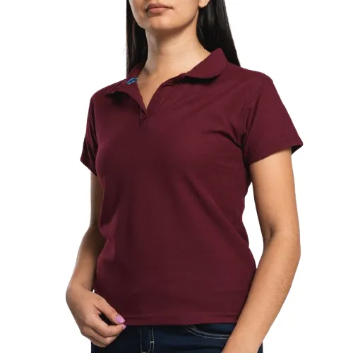 Polo AirMan ForceOne Tinto para Dama al Mayoreo – Estilo, Resistencia y Confort