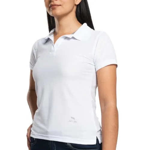 POLO AirMan Dry Tec Blanca Dama al Mayoreo – Elegancia y Confort Profesional
