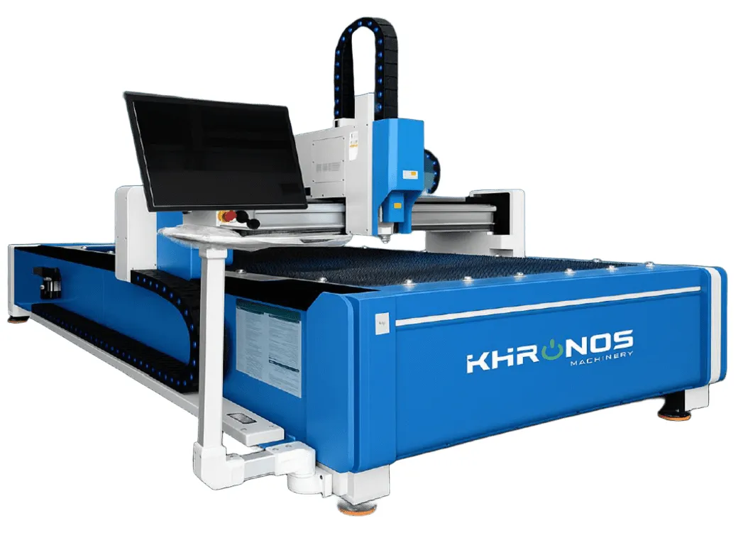 Cortadora Láser Fibra KM3015 Abierta 1500W para Corte de Metal (Sin Compresor)