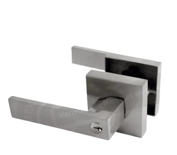 Manija privacidad Silverstone WC satin aluminio para baño y recámara