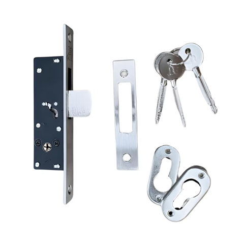 Cerradura llave tetra inox perfil angosto de barra