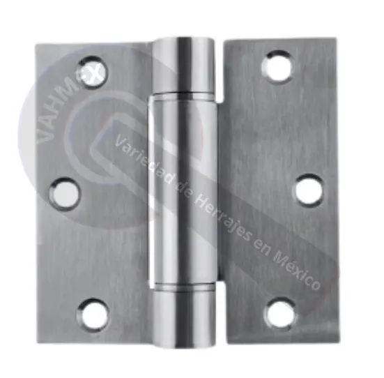 BISAGRA DE RESORTE SIMPLE ACCION 3X3X2 ACERO INOX PIEZA