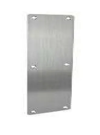 Placa de empuje SS304 300 mm x 80 mm para puerta