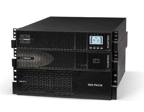 SAI On-line doble conversión torre/rack de 10 kVA con FP=1 KIT SLC-10000-TWIN RT2 T UL