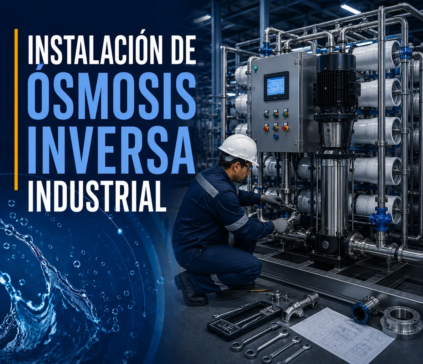 Instalación de ósmosis inversa industrial