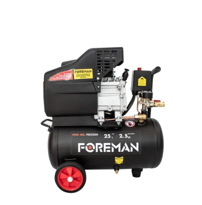 Compresor de Aire Portátil Foreman FOC25H 2.5 HP 25 Litros