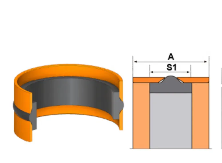 SELLOS PARA ÉMBOLO STD P3D Compactos de Doble Efecto