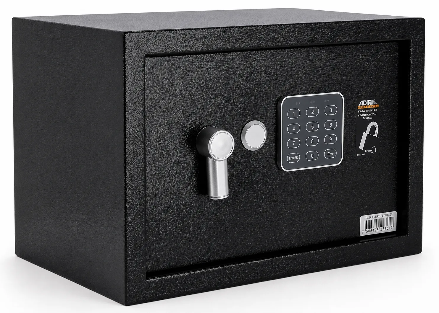 Caja fuerte AD-320 Adir con teclado digital y llave de emergencia