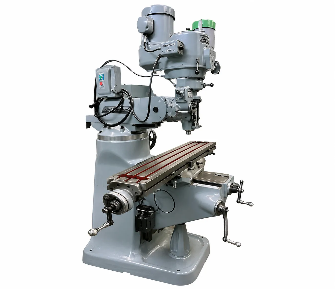 Fresadora vertical Bridgeport de 9 x 42 pulgadas