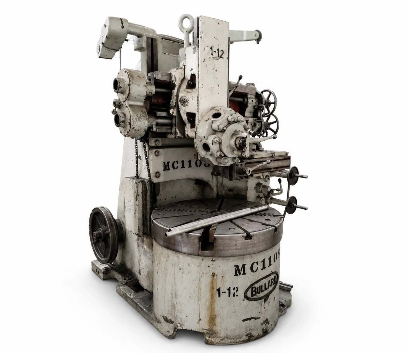 Torno Vertical Bullard Tipo Revólver con Volteo de 43 Pulgadas