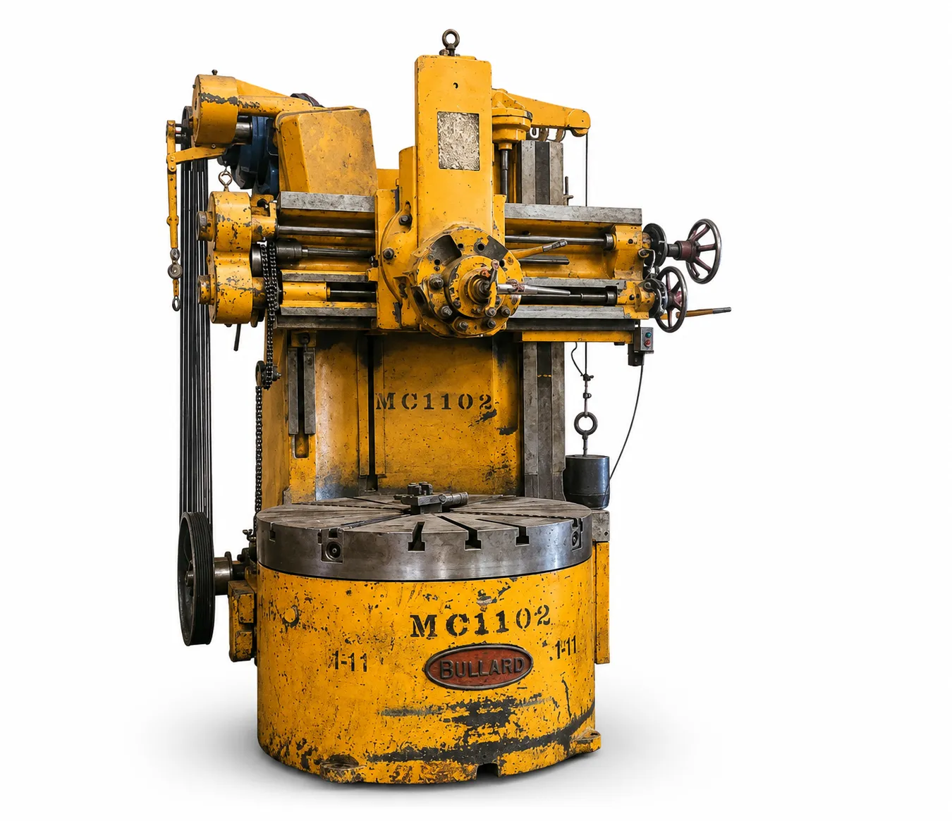 Torno Vertical Bullard Tipo Revólver con Volteo de 58 Pulgadas