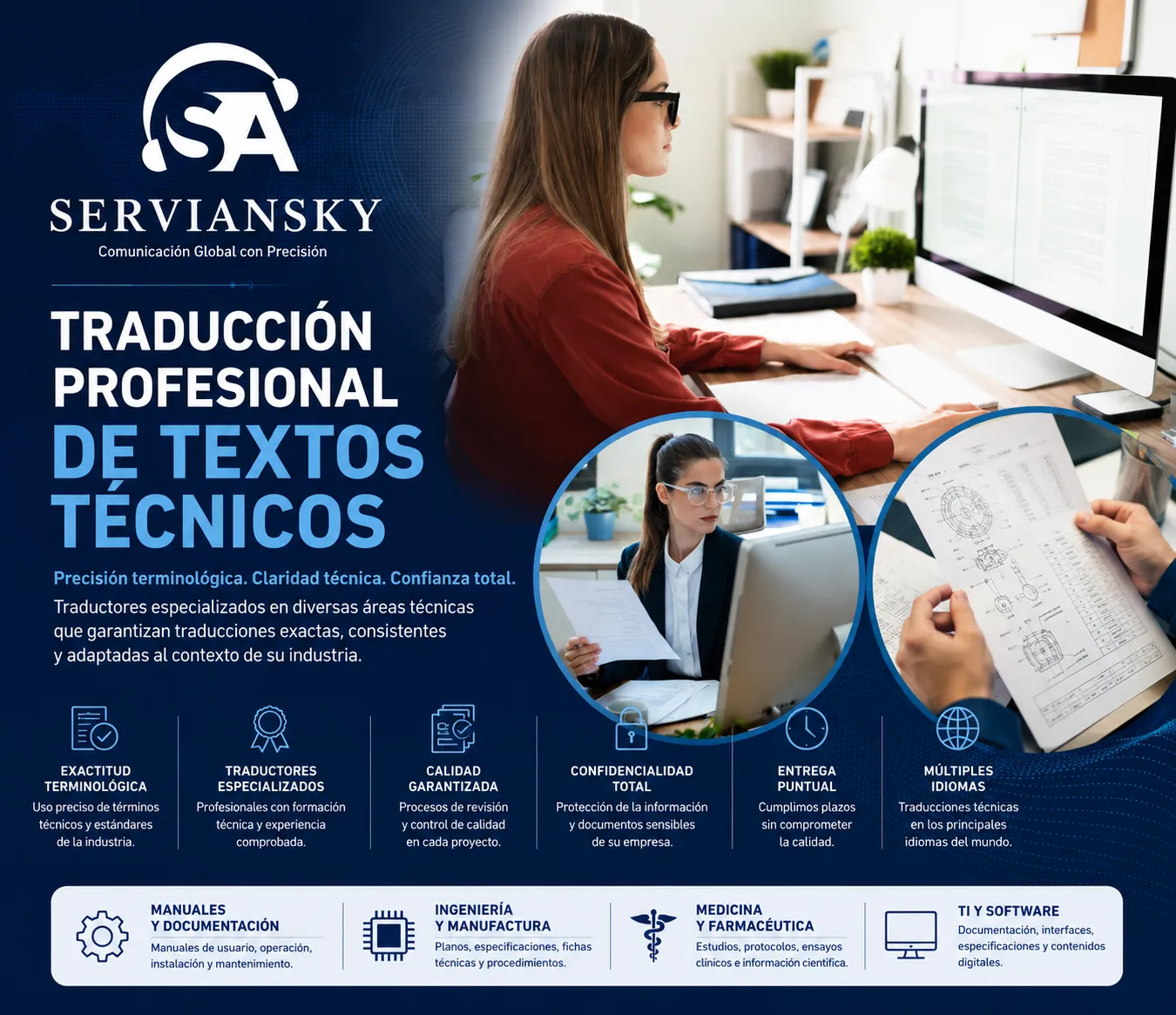Traducción profesional de textos técnicos