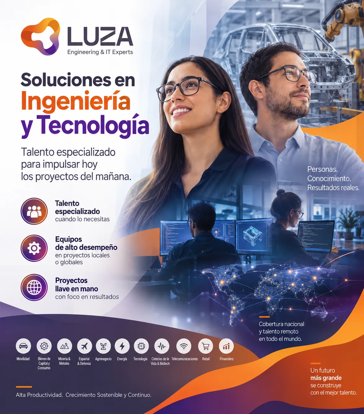 Servicios de ingeniería y tecnología de LUZA Group