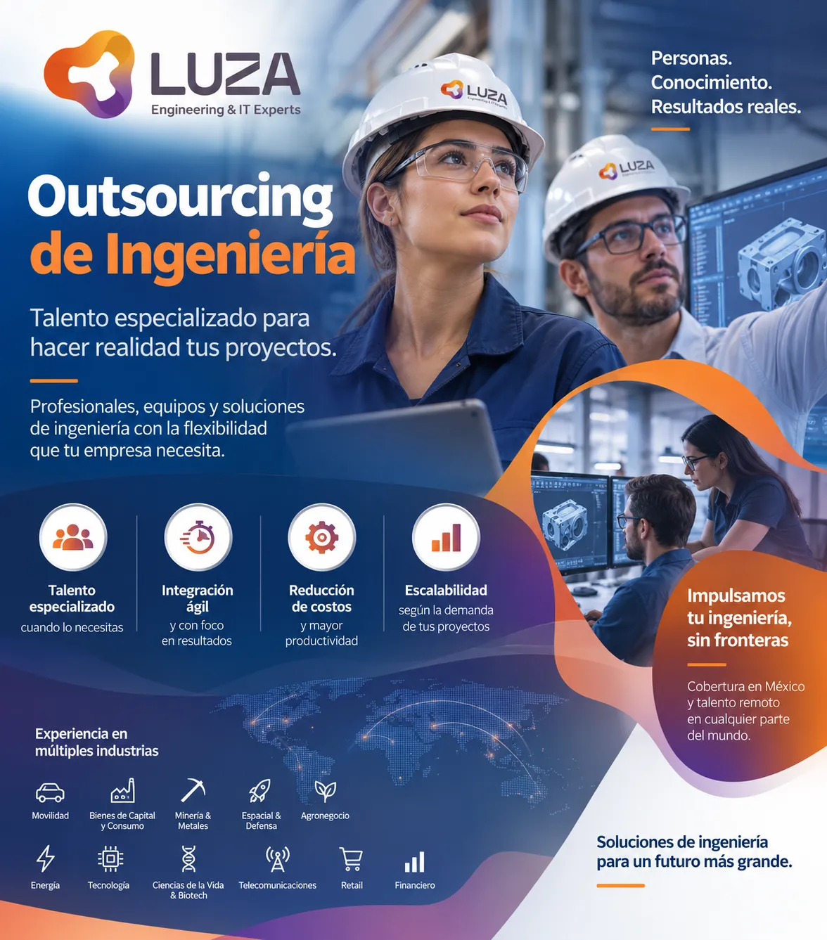 Outsourcing de ingeniería con LUZA Group