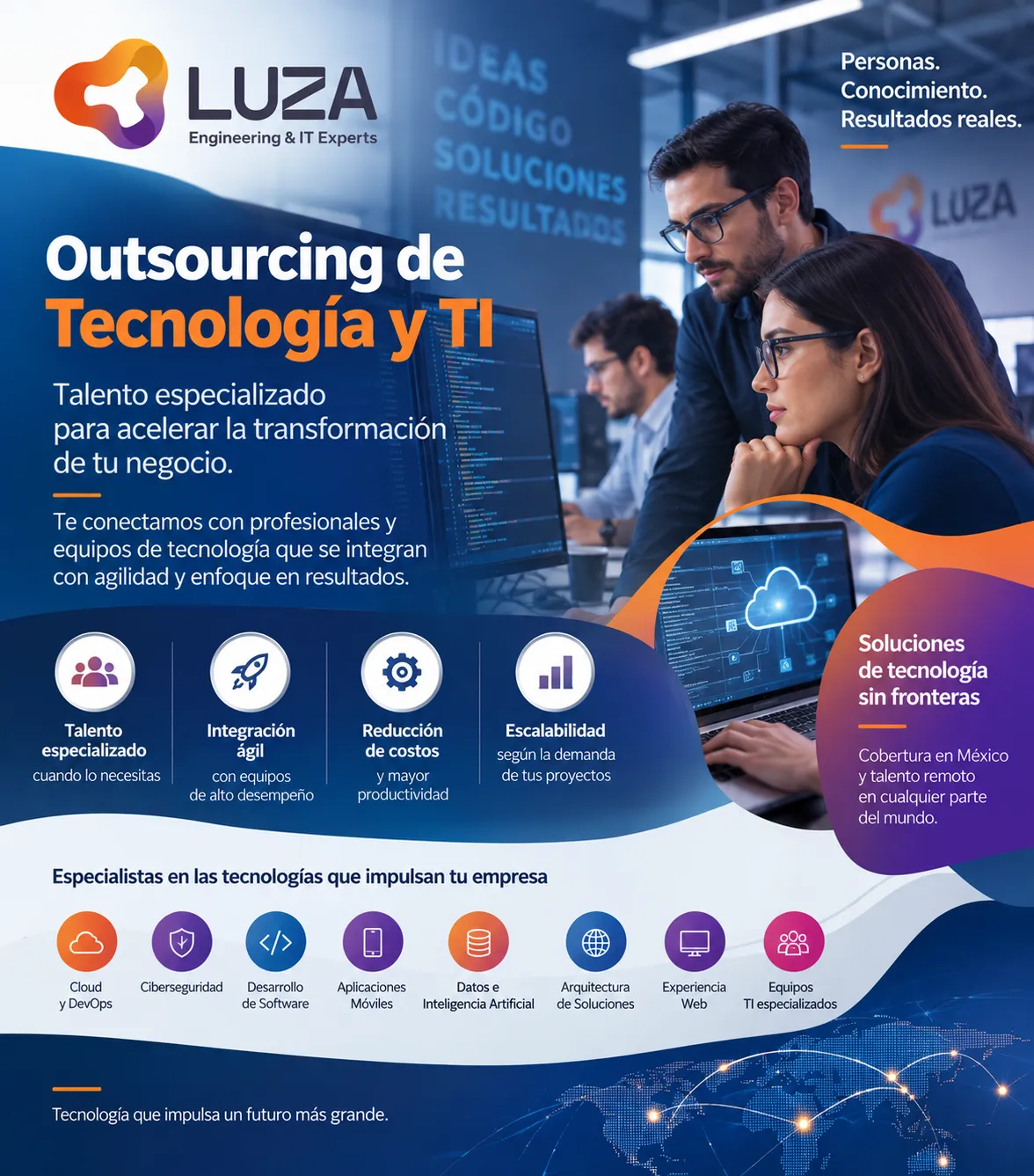Outsourcing de tecnología y TI con LUZA Group