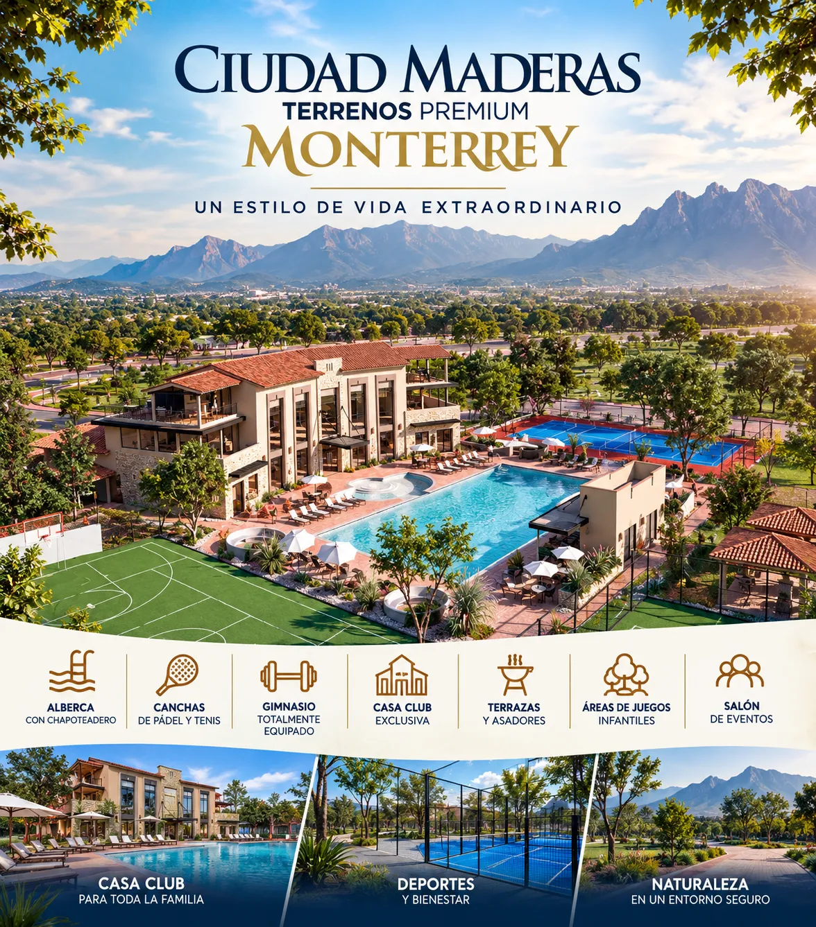 Desarrollo Ciudad Maderas Monterrey