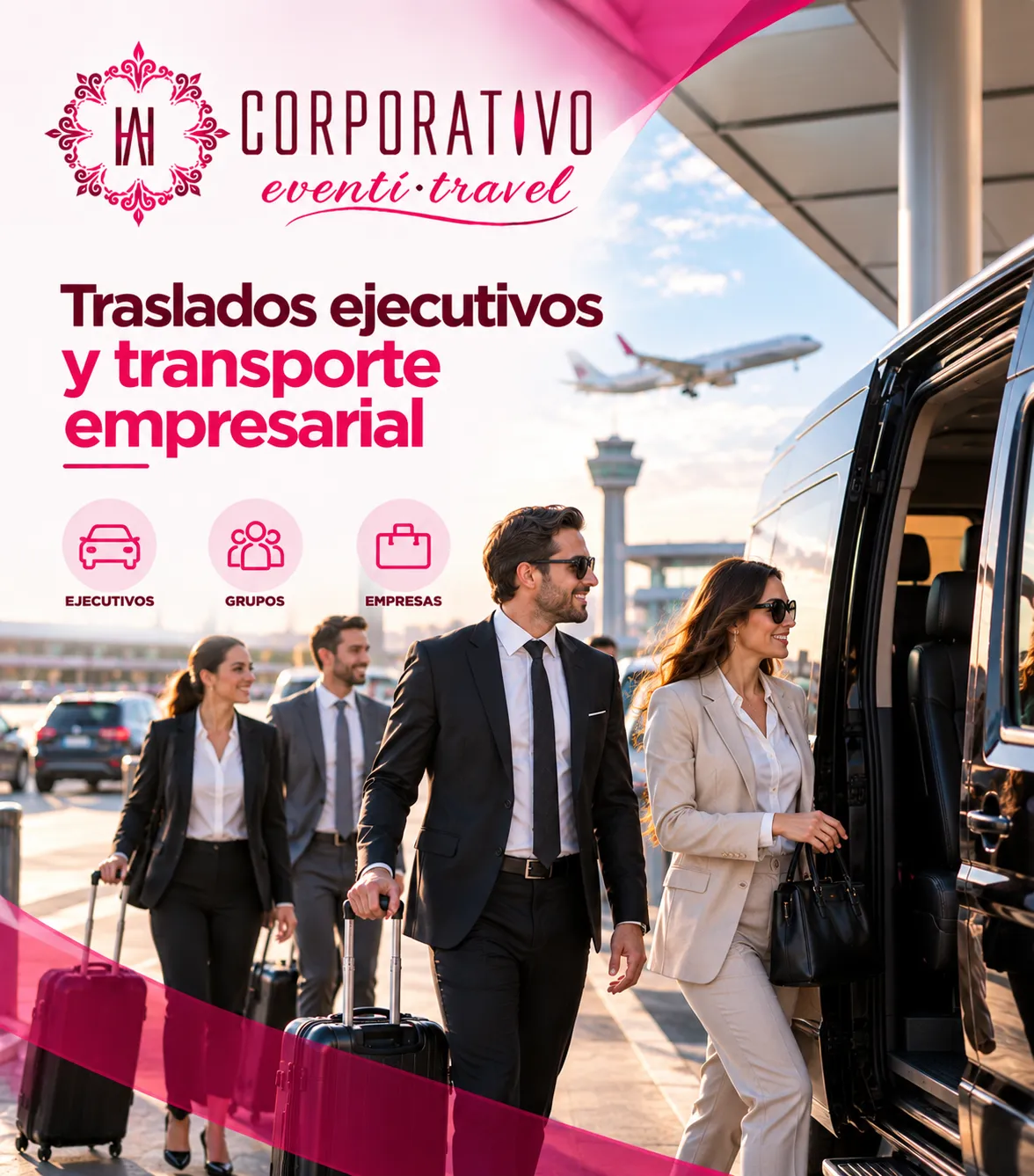 Traslados ejecutivos y transporte empresarial