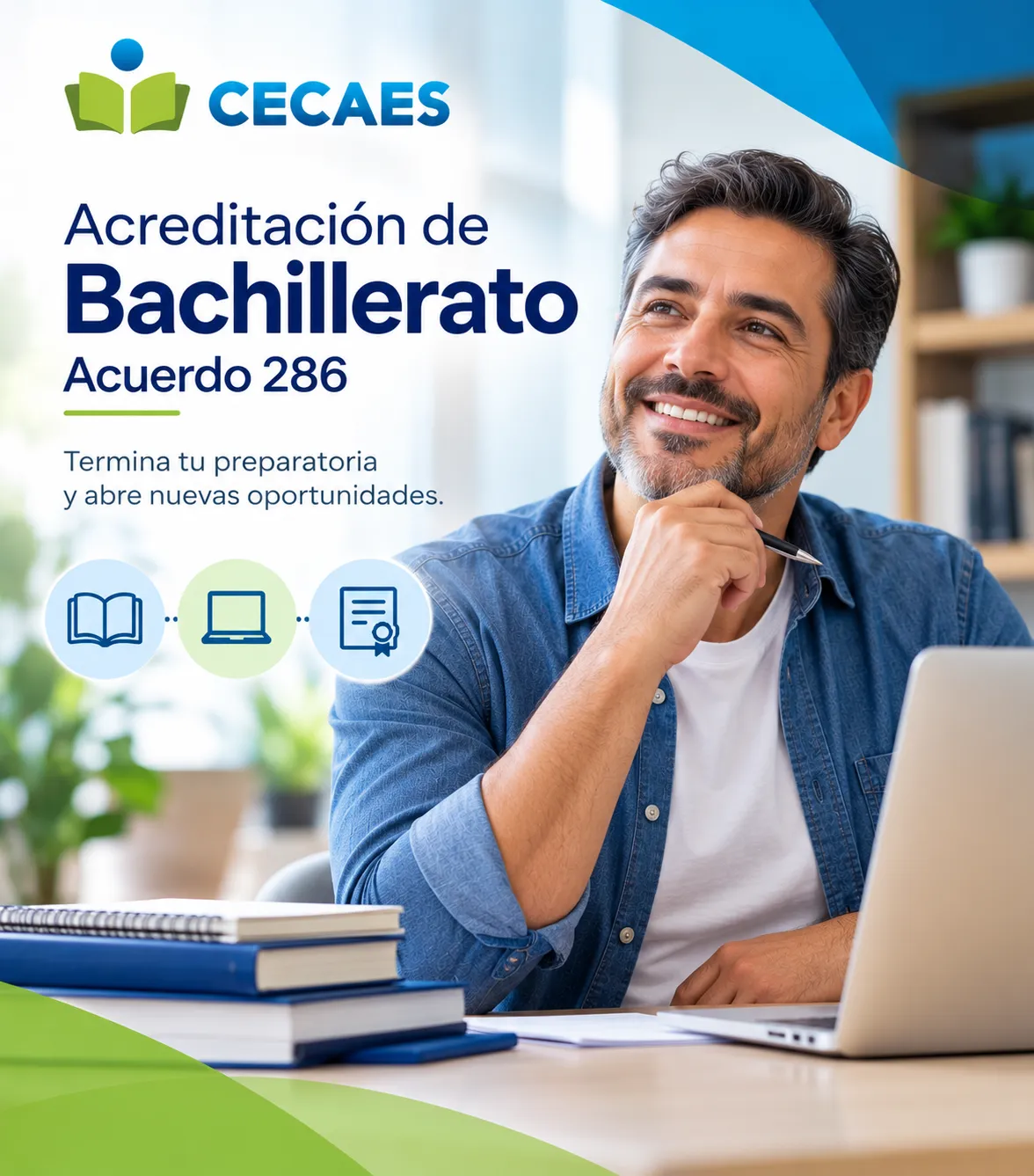 Acreditación de bachillerato por Acuerdo 286 con CECAES