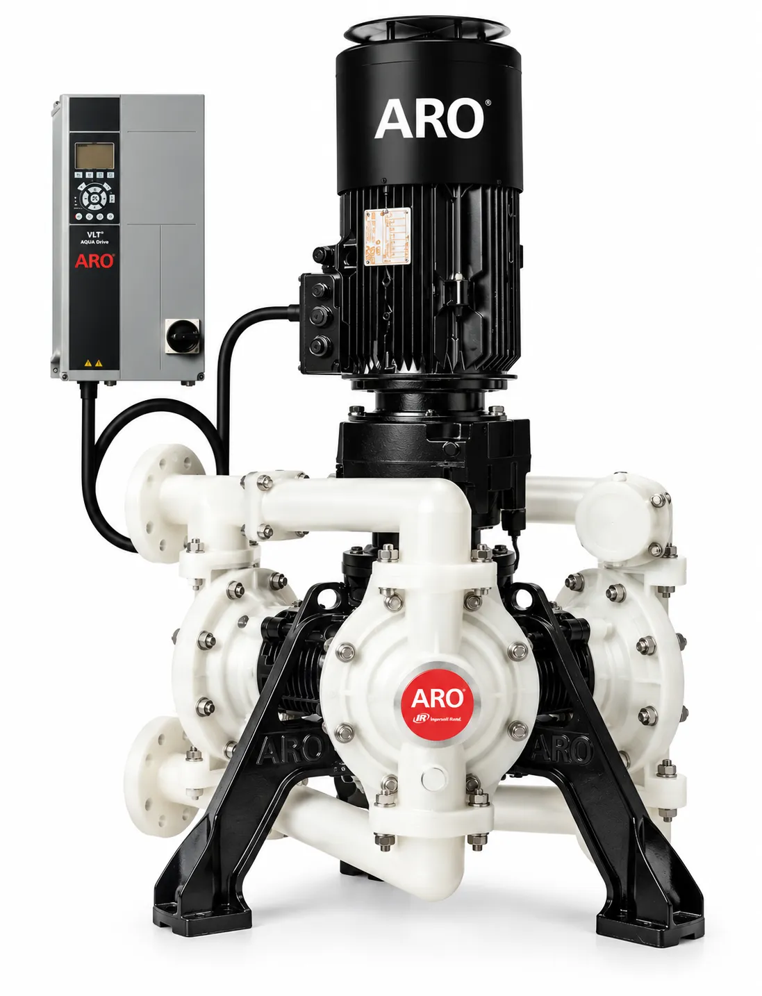 Bomba eléctrica de diafragma ARO EVO 310 de 1 pulgada en polipropileno