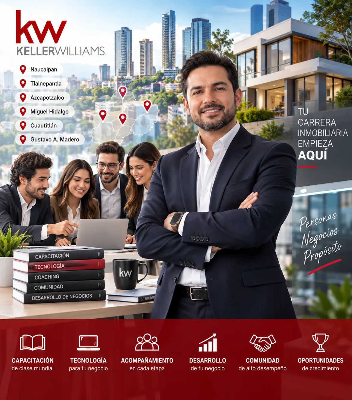 Únete al equipo inmobiliario de Marco Morales | Keller Williams