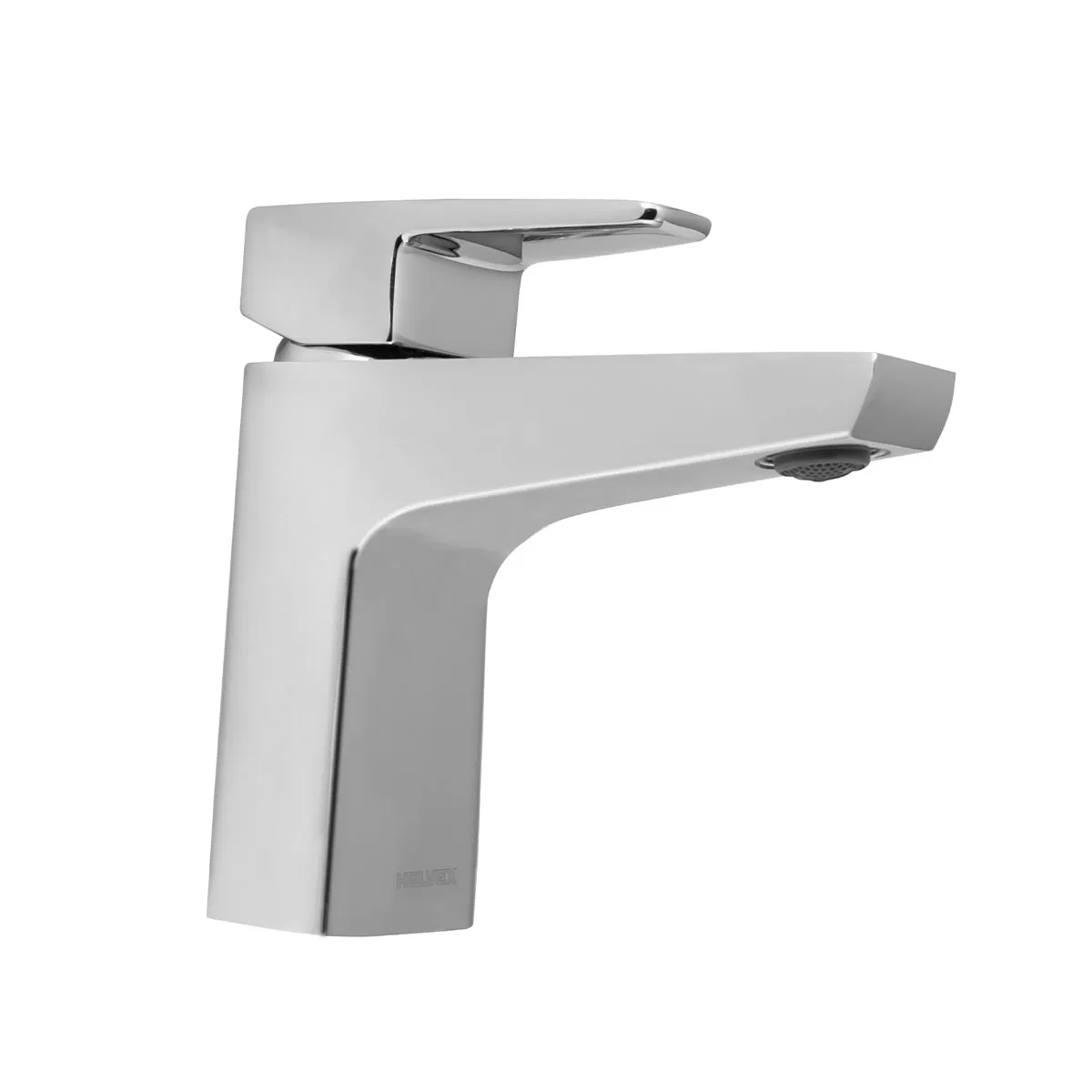 vista lateral Monomando para lavabo sin contra Piazza