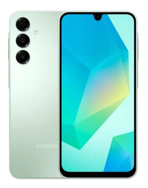 Samsung Galaxy A16 5G SM-A166M 8+256GB DS Verde Latin vista frontal y trasera