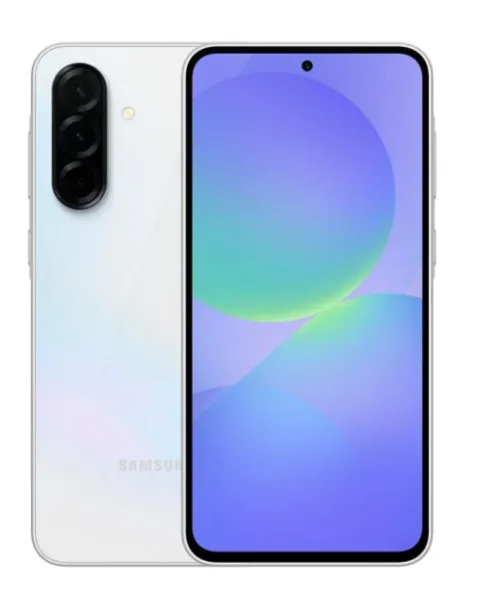 Samsung A36 Blanco vista frontal y posterior