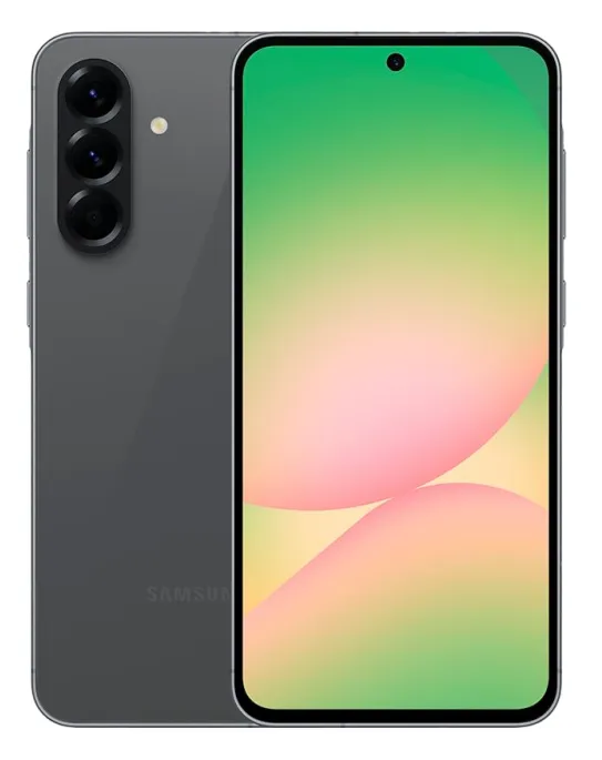 Samsung Galaxy A56 5G 8GB RAM 256GB color negro vista frontal y posterior