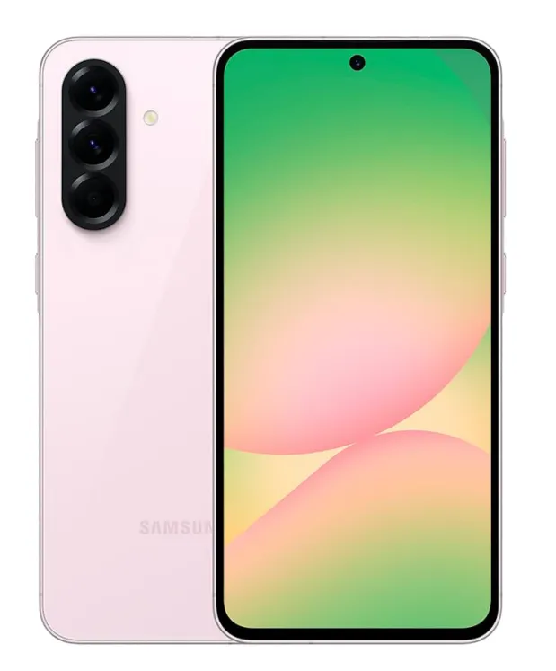 Samsung Galaxy A56 5G 8GB 256GB color rosa vista frontal y posterior