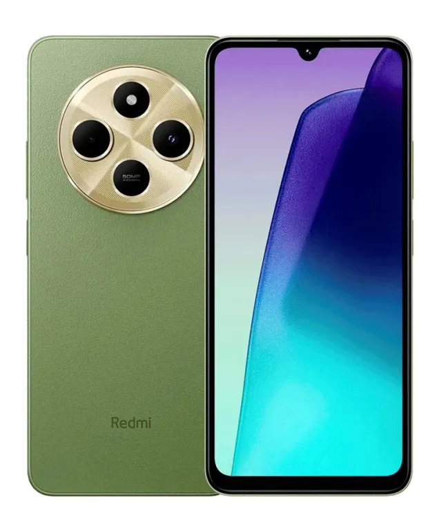 Xiaomi Redmi 14C 4+256GB Verde vista frontal y posterior
