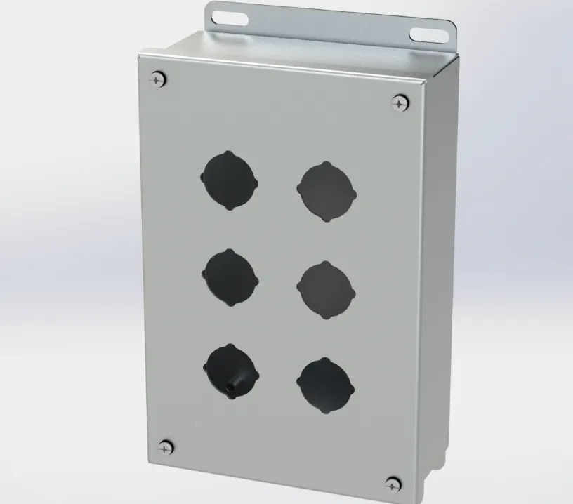 S.S. PB Enclosure SCE-6PBSS vista frontal