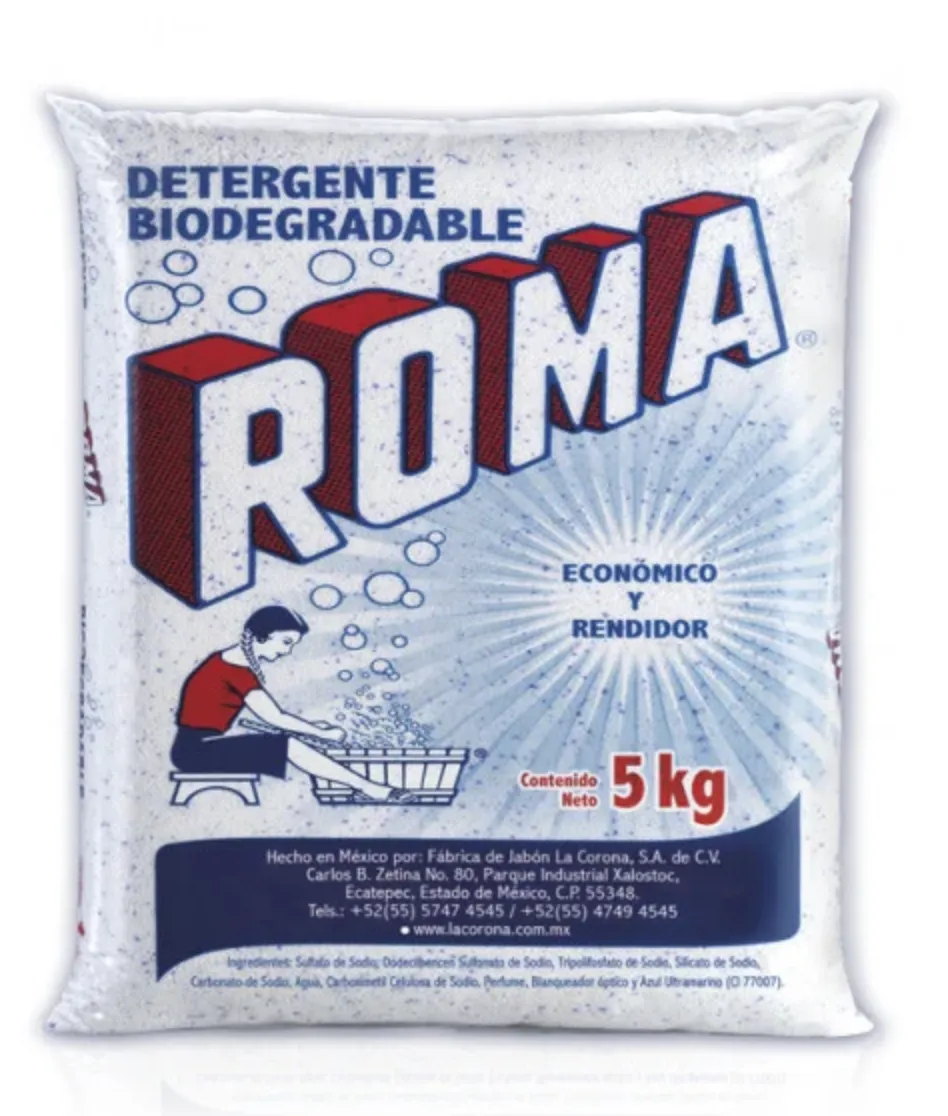 Detergente Roma en Polvo vista frontal