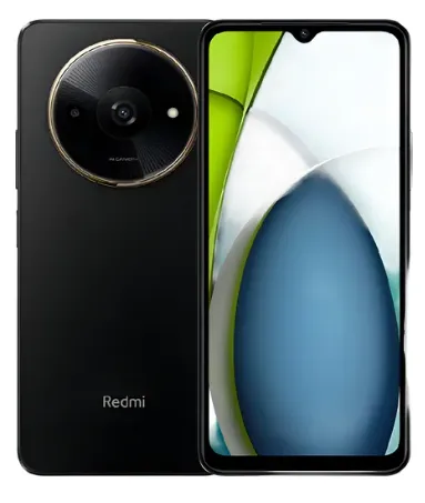 Xiaomi Redmi A3 3+64GB Negro vista frontal y posterior