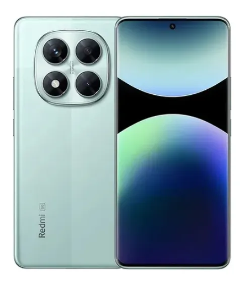 Xiaomi Redmi Note 14 Pro 5G 8+256GB Coral Green MX vista frontal y posterior