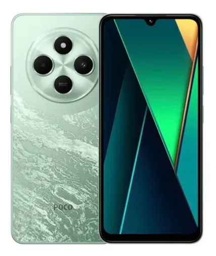 XIAOMI POCO C75 6+128GB Green vista frontal y posterior