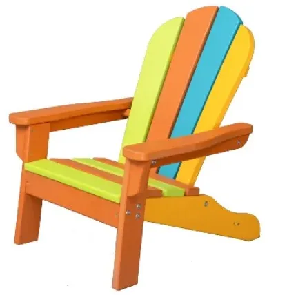 Silla Adirondack Arcoíris Infantil vista frontal 