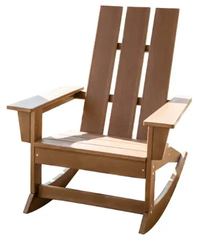 Silla Mecedora Adirondack Adira vista frontal 