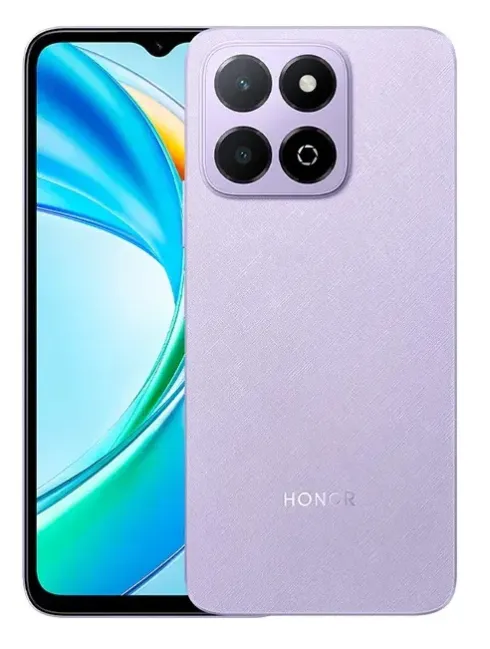 HONOR Play 9A 4+64GB DS Morado LATIN vista frontal y posterior