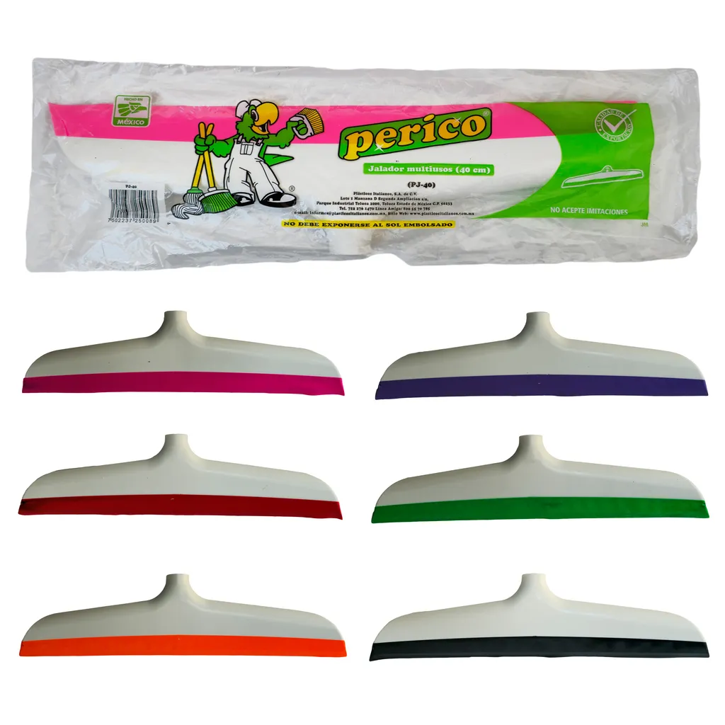 Jalador Secador de Piso Colorido Perico 40CM vista frontal 