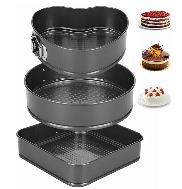 Moldes para Hornear MELDA | Juego de 3 Moldes vista superior