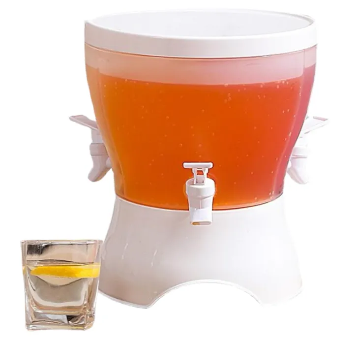 Dispensador de Bebidas Giratorio de 5.3L con Grifo vista frontal