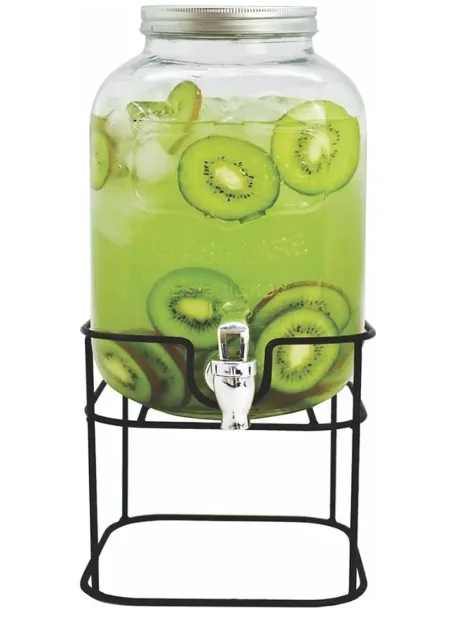 Dispensador de Bebidas de Vidrio 5L VITRA vista frontal