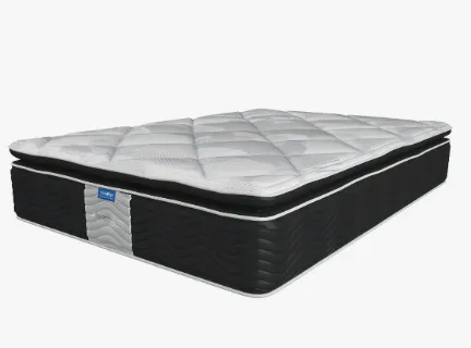 Colchón Queen Size Restonic Ortopedic Never Turn con Pillow Top vista del colchon completo