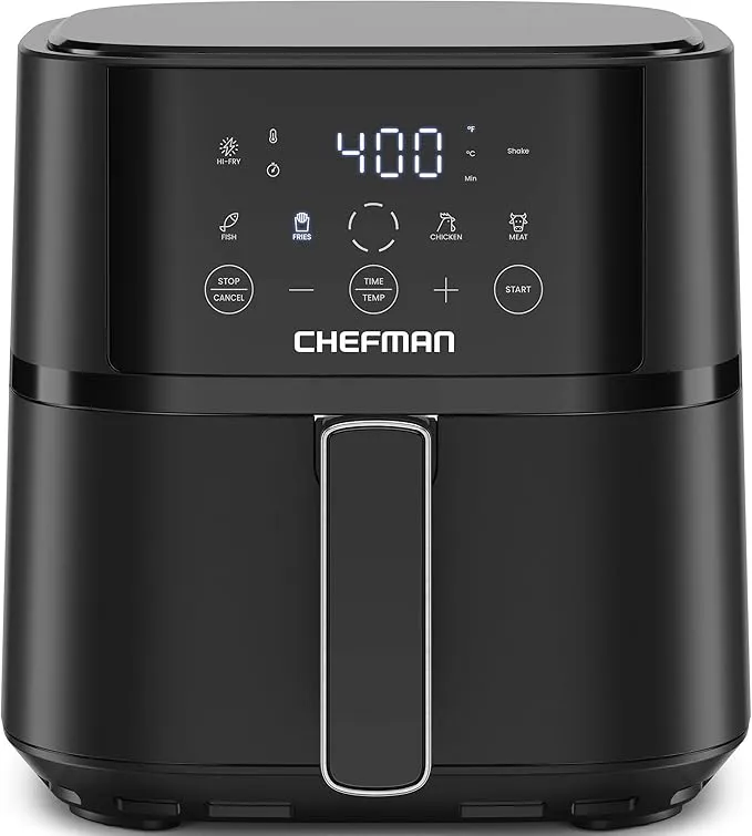 Freidora de Aire Digital Chefman 3.7L vista frontal 